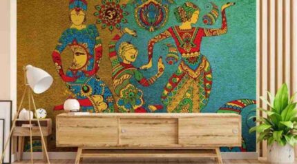 Royal Folk Art Dance Mural