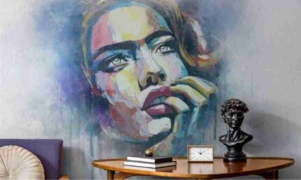 Abstract Portrait Painting