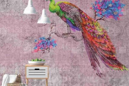 Peacock Artistic Wallpaper