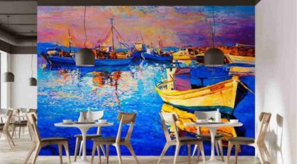 Harbor Life in Bold Colours