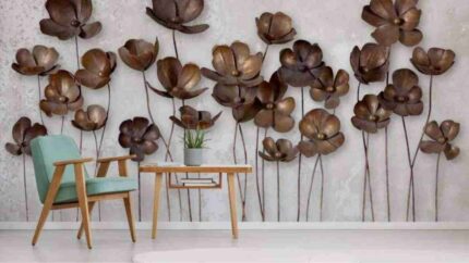 Metallic Blossom Wall Art