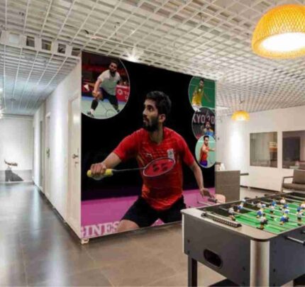Badminton Champion Arena Wall