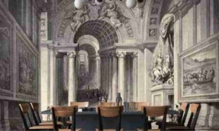 Classic Royal Hall Interior Mural