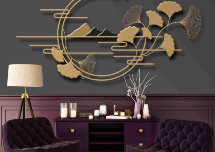 Abstract Sphere & Geometry Wall Mural