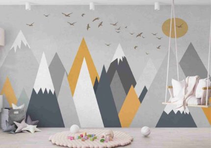 Geometric Mountain Peaks