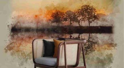 Rustic Sunset Landscape