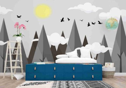 Monochrome Mountain Escape