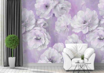 Pastel White Floral Grace