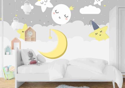 Sleepy Moon & Stars