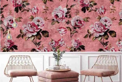 Blush Floral Luxury Wall