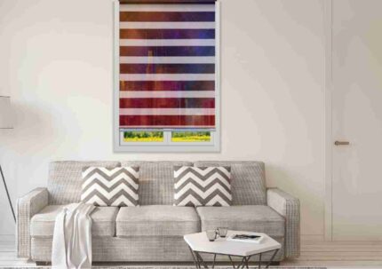 Rustic Gradient Texture Blind