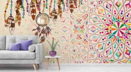Boho Dreamcatcher Mandala Wall
