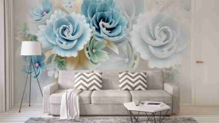Pastel Rose Dream Wall
