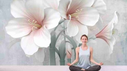 Serenity Blossom Meditation Wall