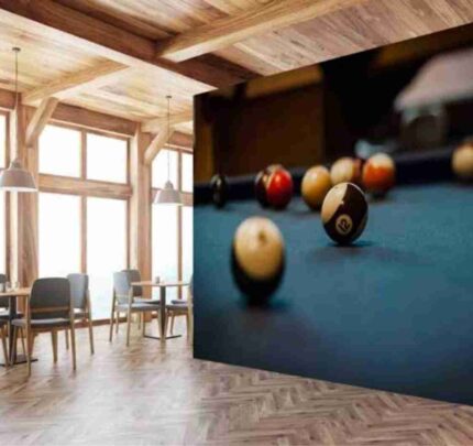 Billiards Focus Table Wall