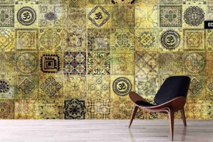Golden Heritage Tile Wall