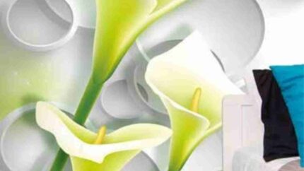 Calla Lily Modern Mural