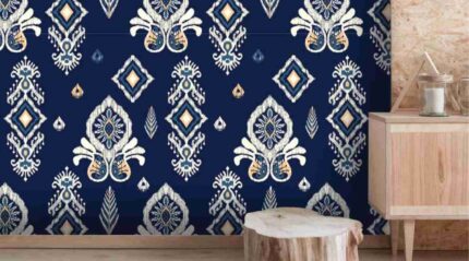 Royal Blue Ikat Ethnic