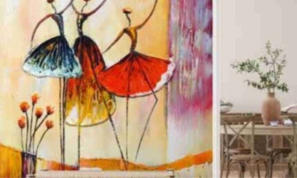 Dancing Figures Wall Mural
