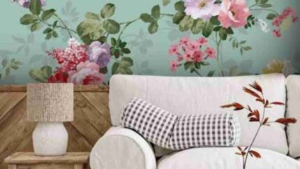 Vintage Garden Floral Wall