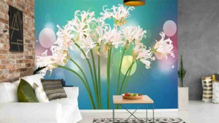 Elegant White Lily Bloom