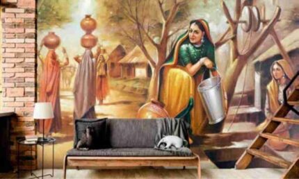 Village Life Cultural Scene