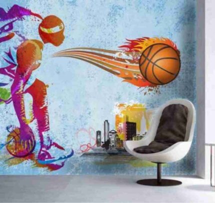 Urban Basketball Splash Art