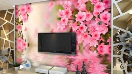 Cherry Blossom Reflection