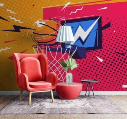 Pop Art Basketball Room