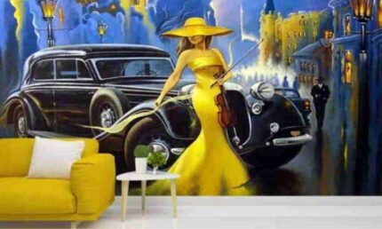 Vintage Elegance Street Art