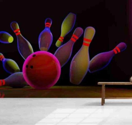 Neon Bowling Strike