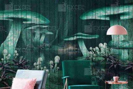 Forest Glow Artistic Wall