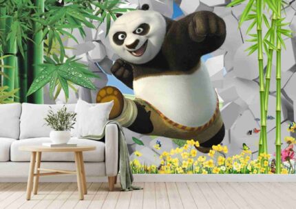 Kung Fu Panda Action Wall Art