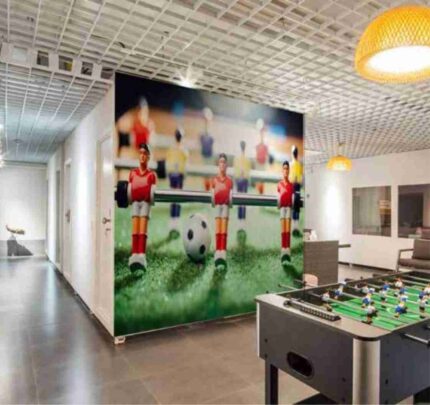 Foosball Arena Wall