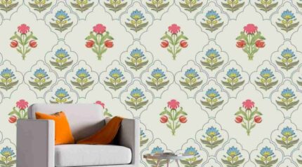 Floral Trellis Vintage Pattern