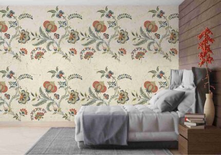Heritage Folk Floral Pattern