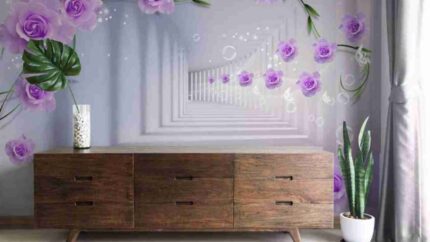 Lavender Floral Tunnel Design