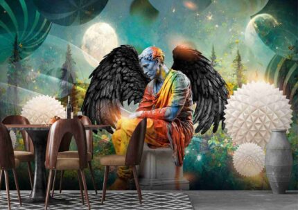 Angelic Abstract Fantasy Scene