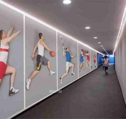 Sports Corridor Motion Wall