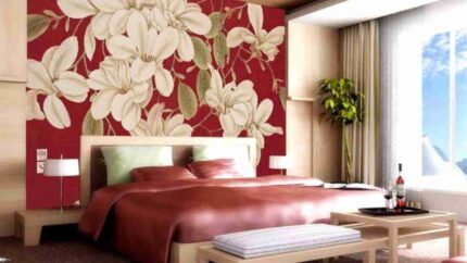 Royal Blossom Bedroom Mural