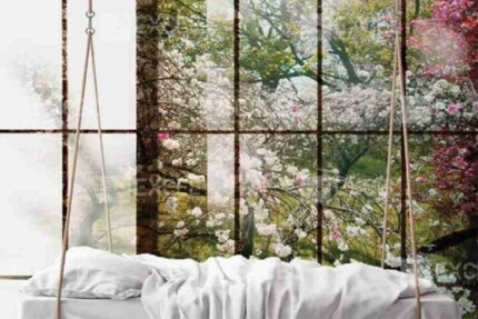 Spring Blossom Window Wall