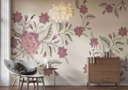 Soft Blossom Repeat Wallpaper