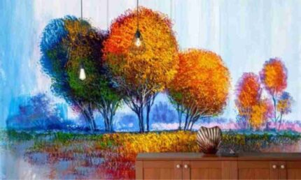 Artistic Autumn Tree Scene