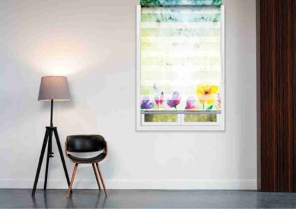 Soft Meadow Watercolor Blind