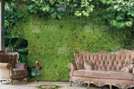 Elegant Moss Garden Wall