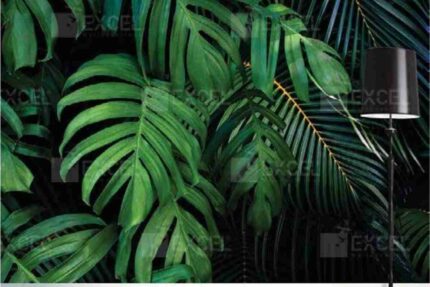 Deep Green Tropical Texture