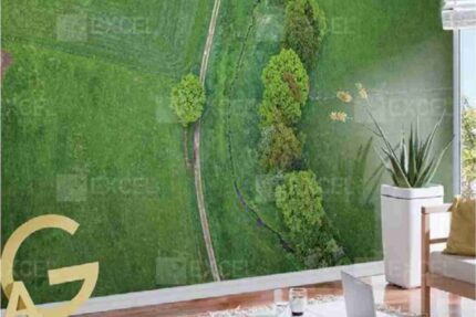 Serene Aerial Green Landscape