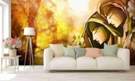 Spiritual Couple Art Mural